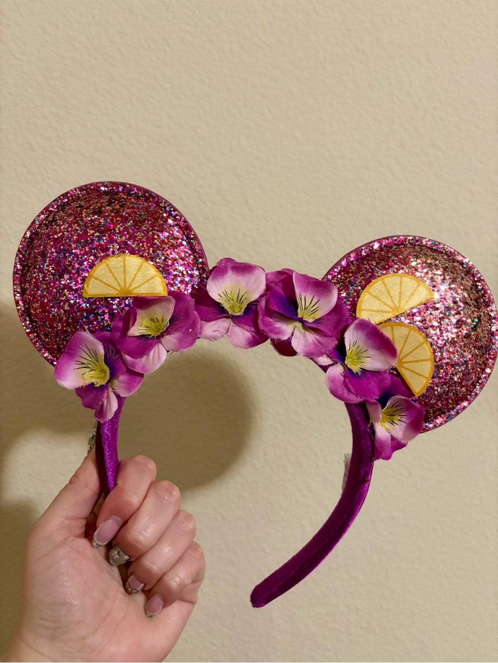 Flower and Garden Violet Lemonade Minnie Ears
